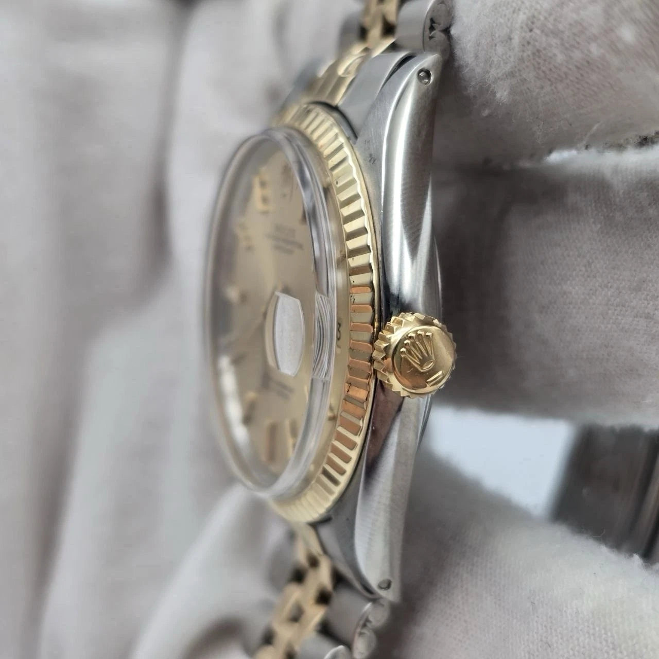 Rolex Datejust 1601 Two Tone Champagne Dial