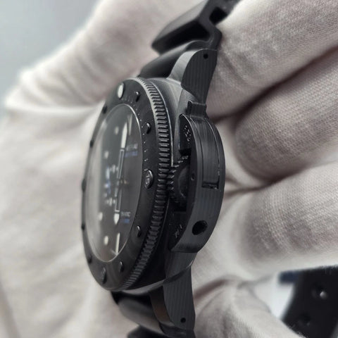 2025 PAPERS Panerai Submersible Carbotech Black Dial 42mm PAM02231 BOX