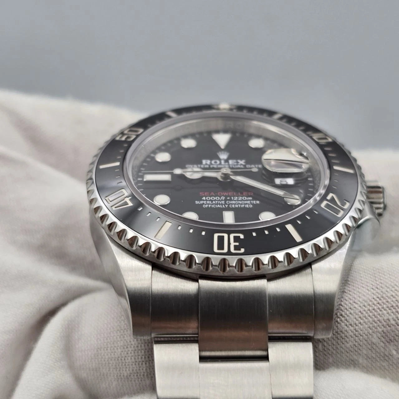 2020 PAPERS Rolex Sea-Dweller Black Red Letters Stainless Steel 43mm 126600 BOX