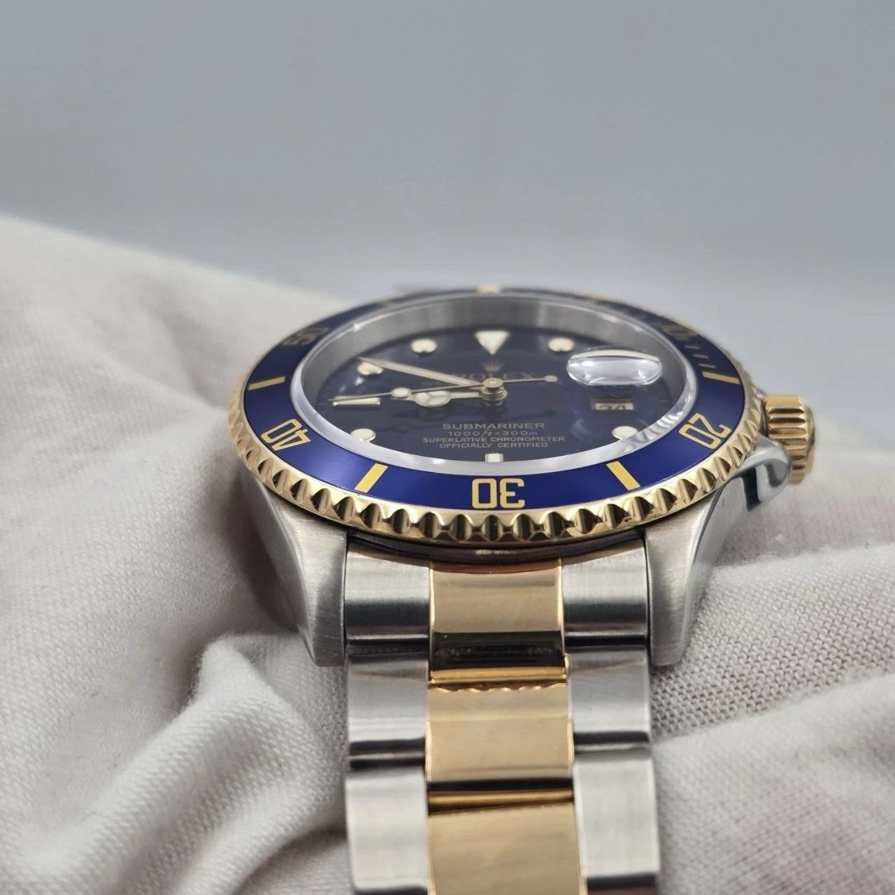 Rolex Submariner 16613 Blue Dial Two Tone