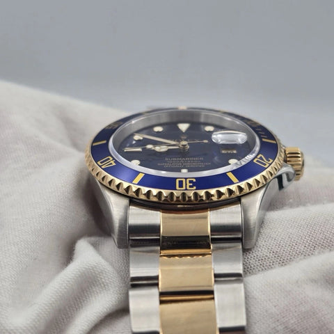 Rolex Submariner 16613 Blue Dial Two Tone