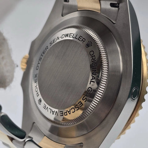 2023 PAPERS Rolex Sea-Dweller 43mm Two-Tone Yellow Gold 126603 Black Dial BOX
