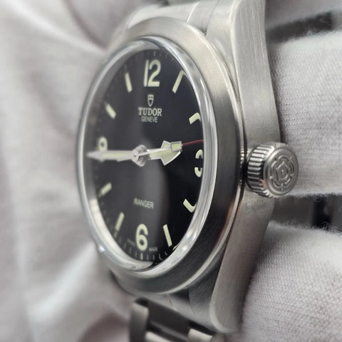 PAPERS 2024 Tudor Ranger 39mm Stainless Steel 79950 Black Dial Watch BOX