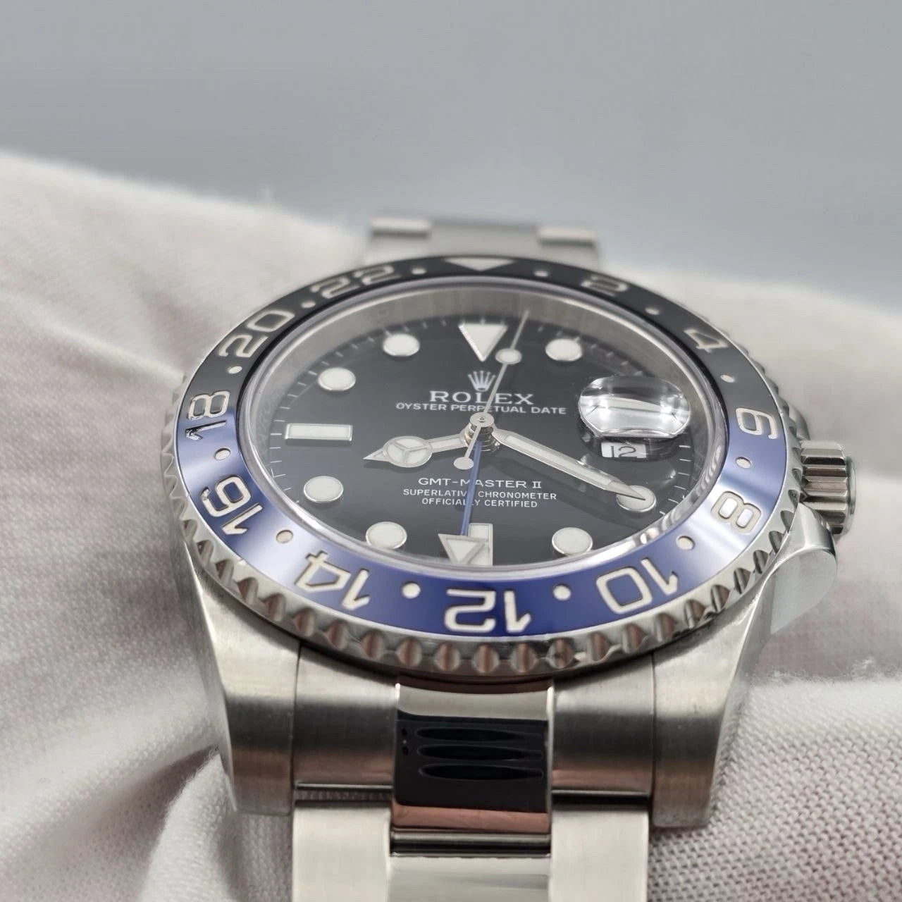 2014 PAPERS Rolex GMT Master II 116710BLNR Steel Ceramic Batman Watch BOX