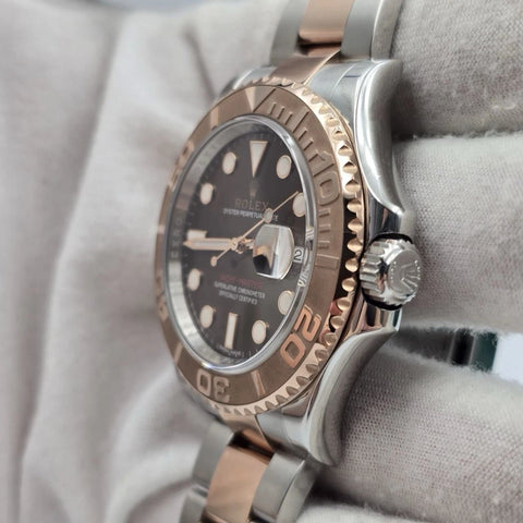 Rolex Yacht-Master 116621 40mm Chocolate Dial 18K Rose Gold Watch