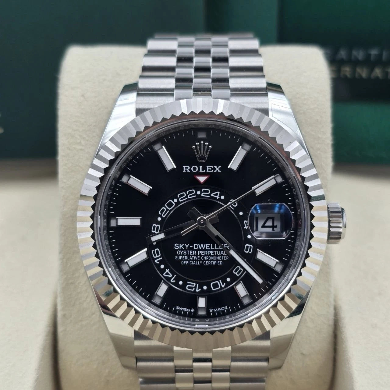 NEW 2026 Rolex Sky-Dweller 42mm Black Dial Jubilee Stainless Steel 336934