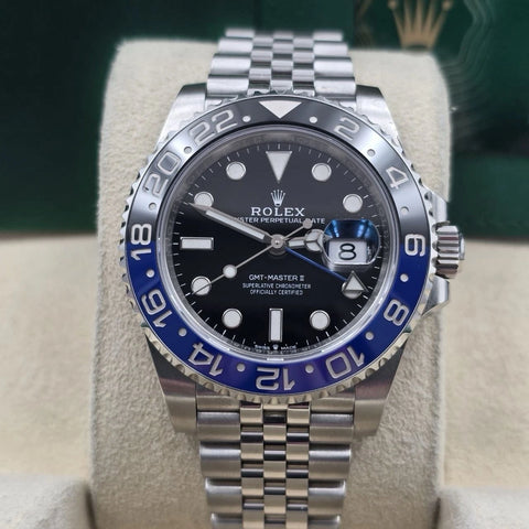 2021 PAPERS Rolex GMT-Master II 126710BLNR Batgirl Jubilee 40mm Watch BOX