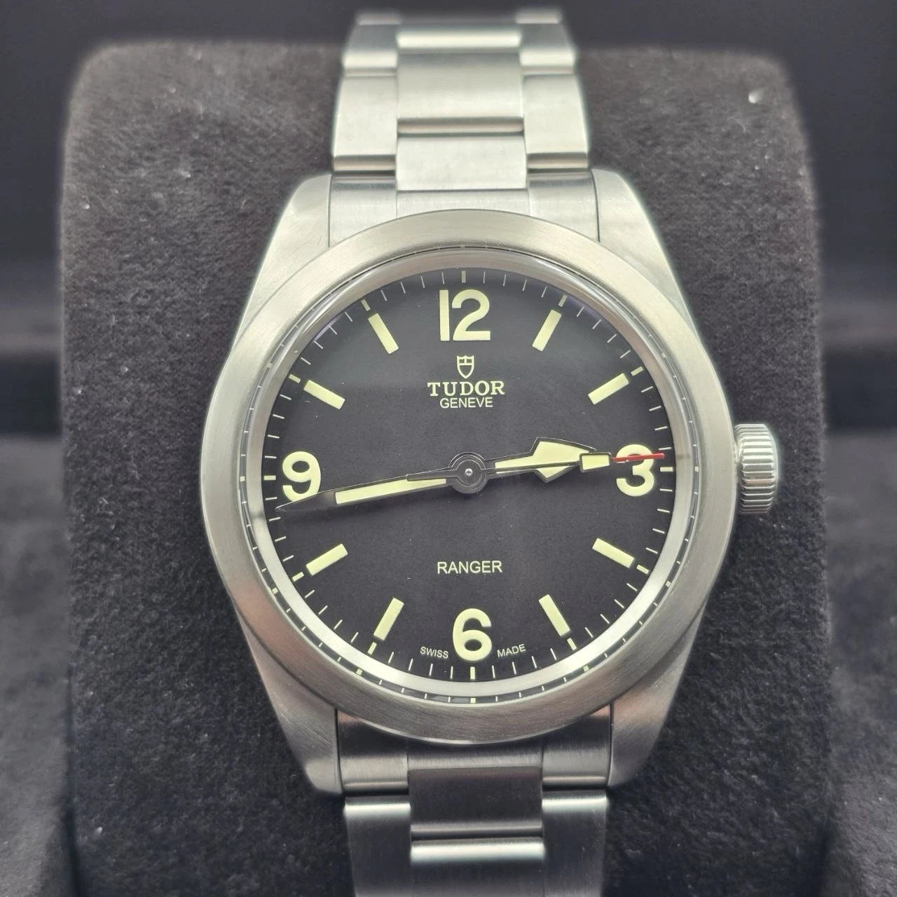 PAPERS 2024 Tudor Ranger 39mm Stainless Steel 79950 Black Dial Watch BOX