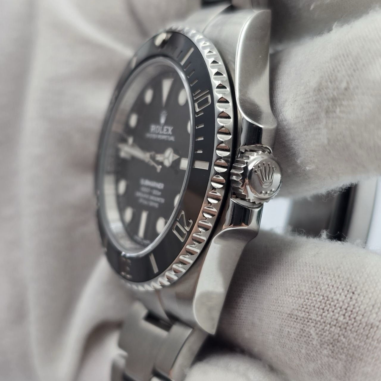 Rolex Submariner No-Date 114060 Stainless Steel Black Ceramic 40mm Watch