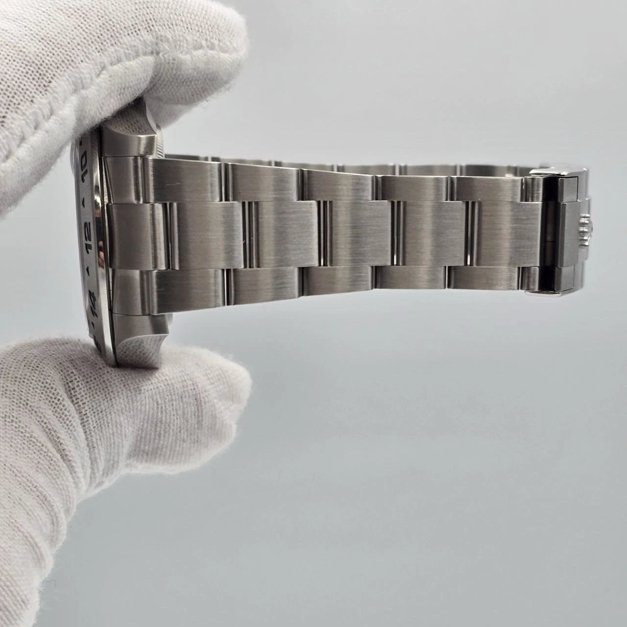 PAPERS 2012 UNPOLISHED Rolex Explorer II Black Orange 42mm Watch 216570 BOX