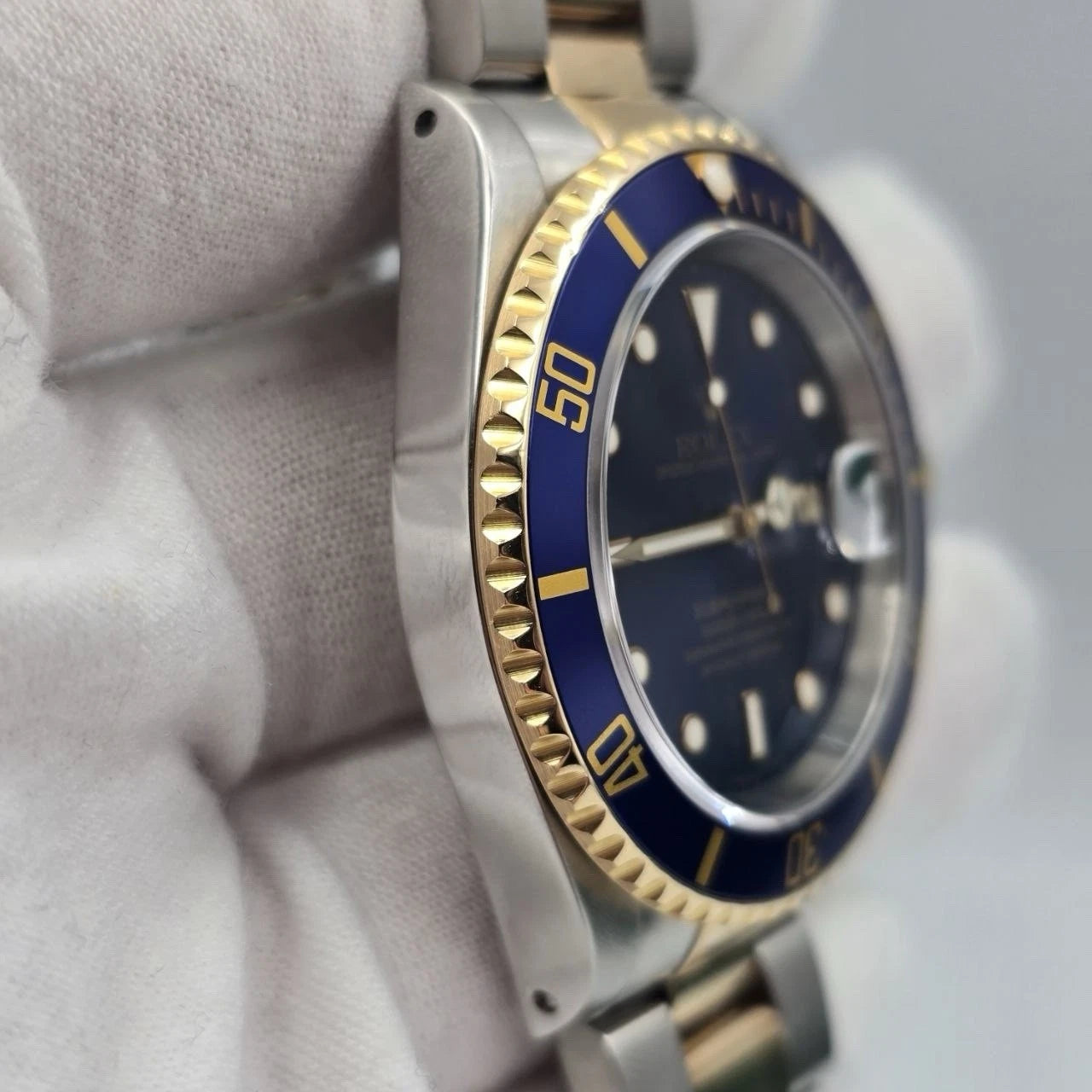 2024 CPO Rolex Submariner Blue Dial Two Tone Steel 40mm Watch 16613