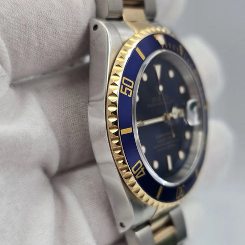 2024 CPO Rolex Submariner Blue Dial Two Tone Steel 40mm Watch 16613
