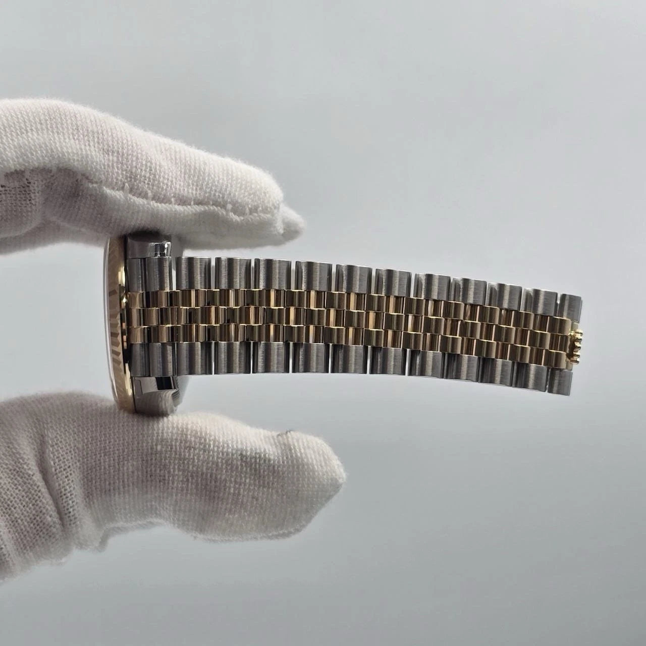 NEW 2026 Rolex Datejust 31 Silver Roman Diamond Two Tone Gold Fluted Jubilee