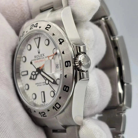 NEW 2025 Rolex Explorer II 42mm 226570 Stainless Steel White Polar Dial UNWORN