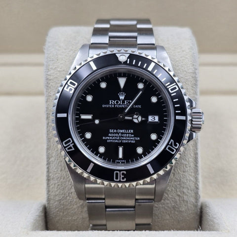 Rolex Sea-Dweller 16600 Stainless Steel Black Dial 40mm Watch