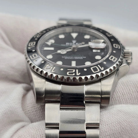 2016 Rolex GMT Master II 116710LN Stainless Steel Ceramic Black 40mm Watch