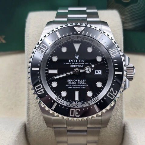 2022 PAPERS Rolex Sea-Dweller Deepsea Black 44mm Stainless Ceramic 126660 BOX
