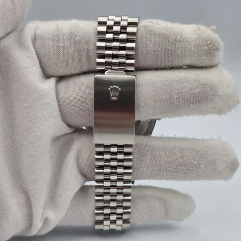 2002 PAPERS Rolex Datejust 36mm 16220 Blue Roman Dial Jubilee Watch