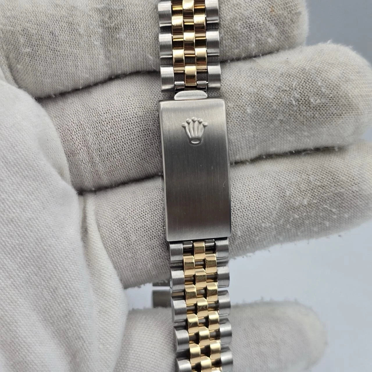 PAPERS Rolex Datejust Midsize Champagne Diamond Dial Two-Tone 31mm 68273 Watch