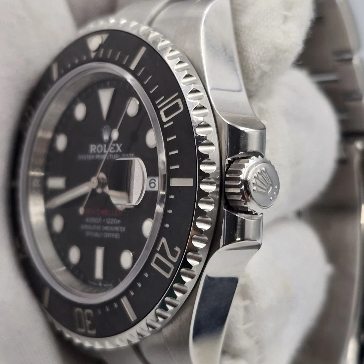 2024 MINT PAPERS Rolex Sea-Dweller Black Red Letters 43mm 126600 BOX