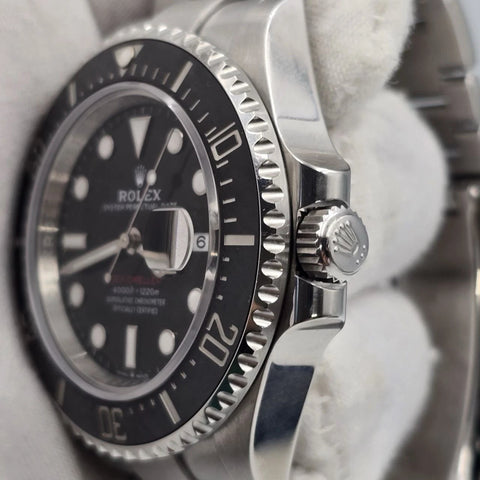 2024 MINT PAPERS Rolex Sea-Dweller Black Red Letters 43mm 126600 BOX
