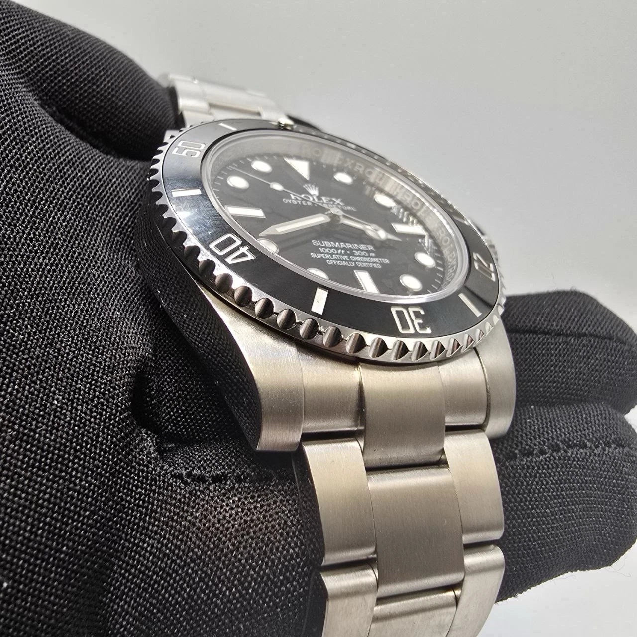 PAPERS 2017 Rolex Submariner 114060 No-Date 40mm Steel Black Ceramic Bezel BOX