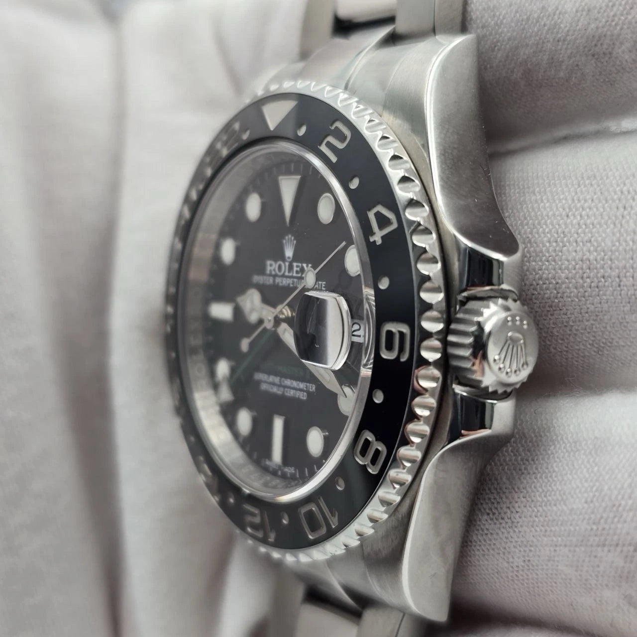 2015 Rolex GMT Master II 116710LN Stainless Steel Ceramic Black 40mm Watch