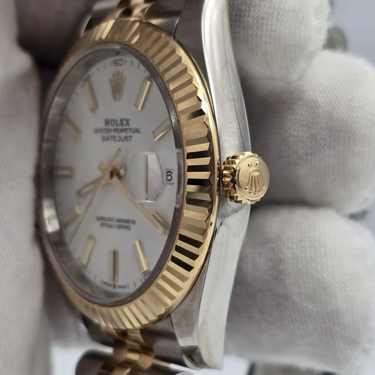 MINT PAPERS 2024 Rolex DateJust 41mm Two Tone White Dial Jubilee 126333 BOX