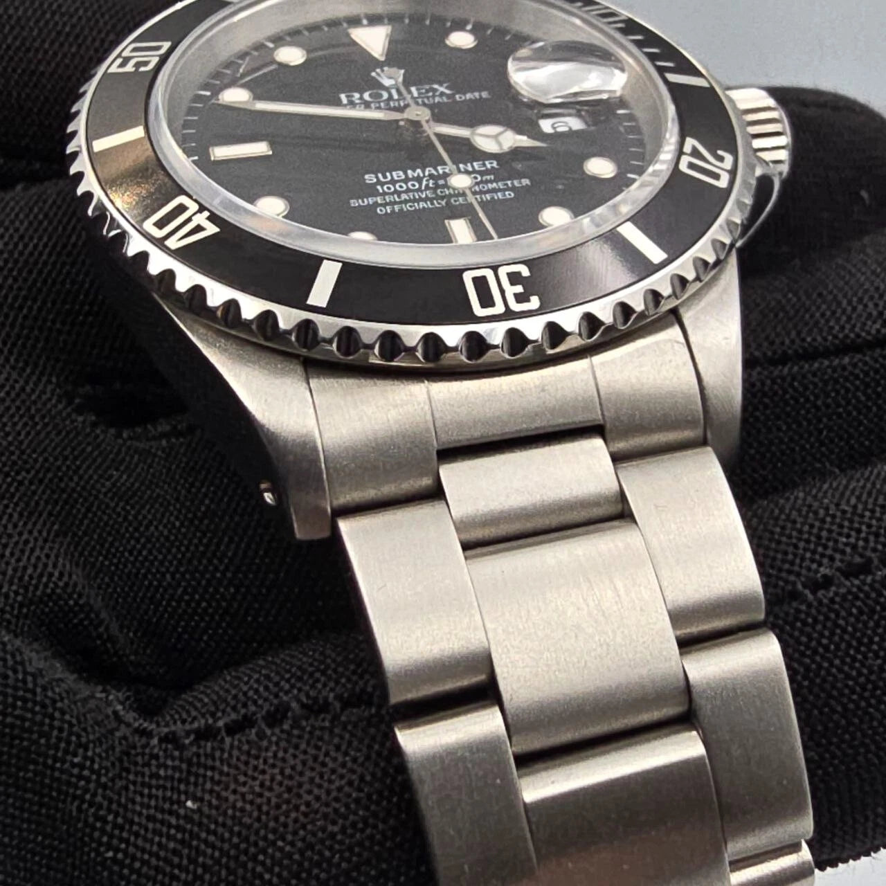 2022 RSC Rolex Submariner Date 40mm Black Dial Steel Oyster Watch 16610
