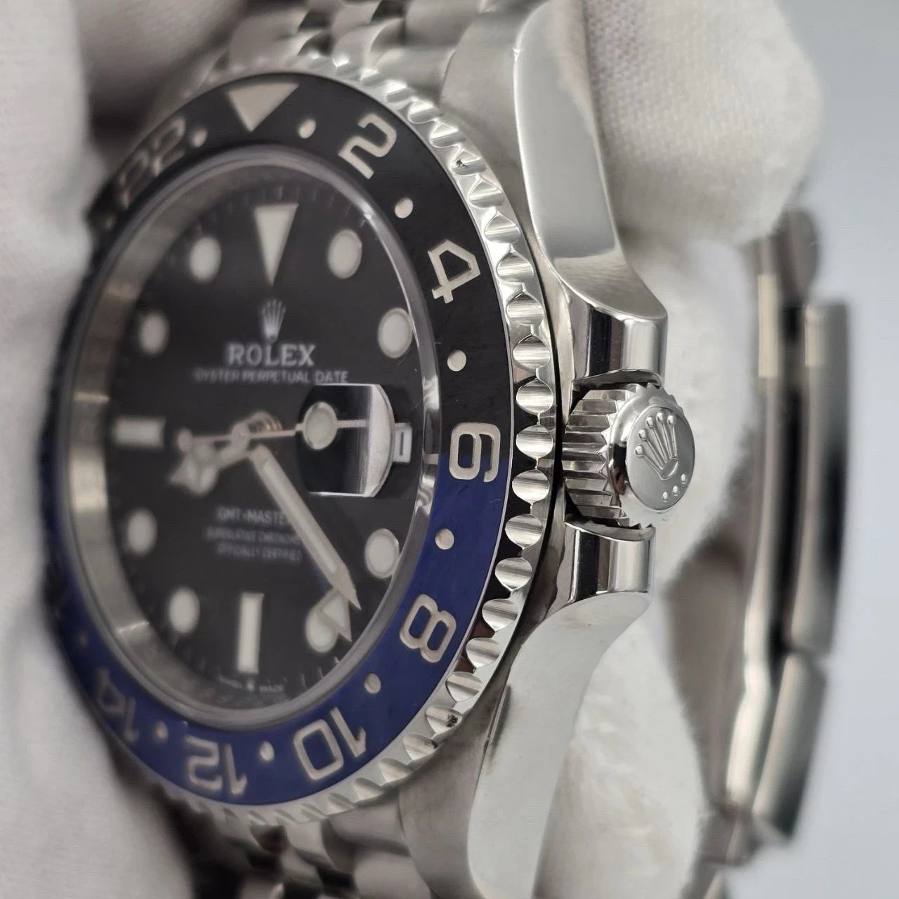 PAPERS MINT 2021 Rolex GMT-Master II 126710BLNR Batgirl Jubilee 40mm Watch BOX