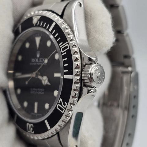 MINT Rolex Submariner No Date 14060M 2 Liner Black Dial 40mm Watch