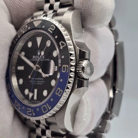 PAPERS 2024 Rolex GMT-Master II BATGIRL Steel JUBILEE 40mm 126710BLNR BOX