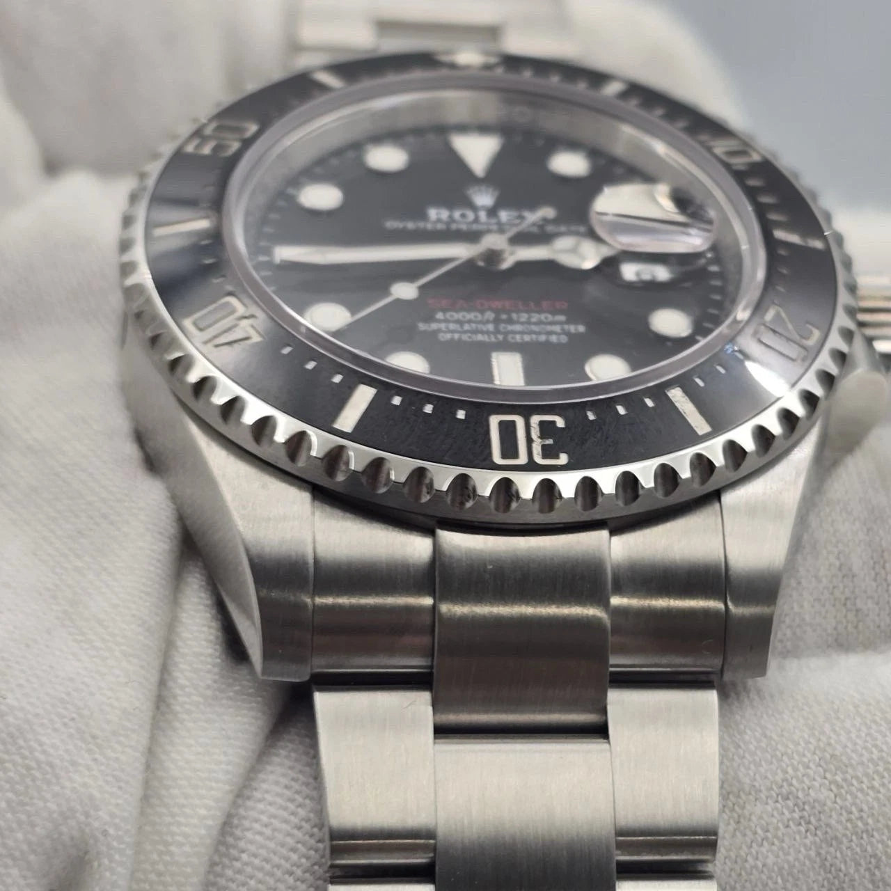 2020 PAPERS Rolex Sea-Dweller Black Red Letters Stainless Steel 43mm 126600 BOX