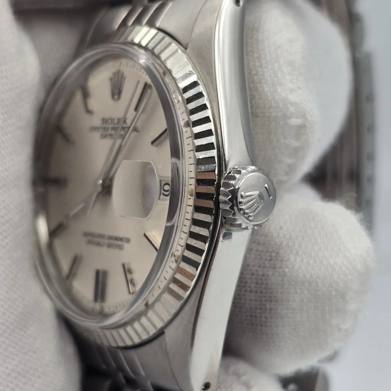 Rolex Datejust 1601 Stainless Steel Silver Dial Jubilee 36mm Automatic Watch