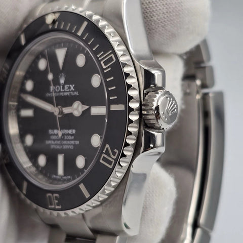 MINT 2019 PAPERS Rolex Submariner No-Date 114060 Black Ceramic 40mm Watch BOX