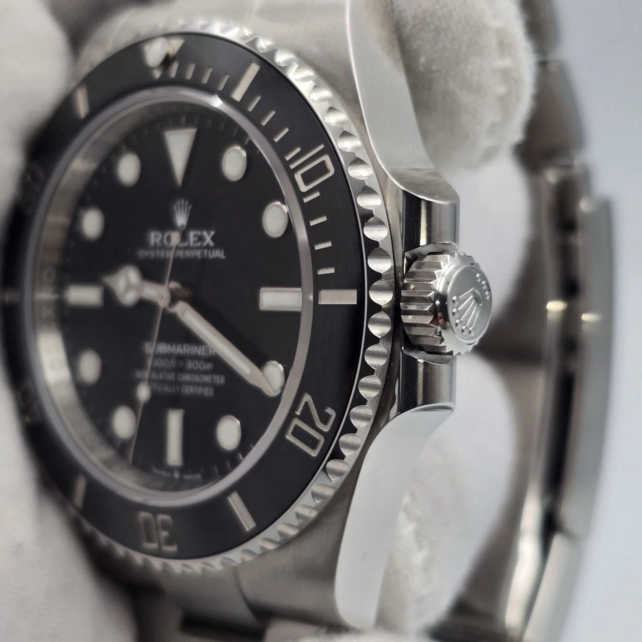 NEW 2024 Rolex Submariner No Date Ceramic Steel 41mm 124060 UNWORN