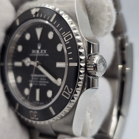 NEW 2024 Rolex Submariner No Date Ceramic Steel 41mm 124060 UNWORN