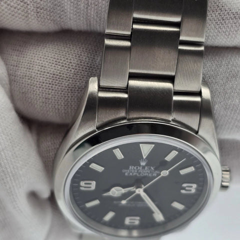 2005 Rolex Explorer I 114270 Men's Automatic 36mm Steel Black Dial Watch