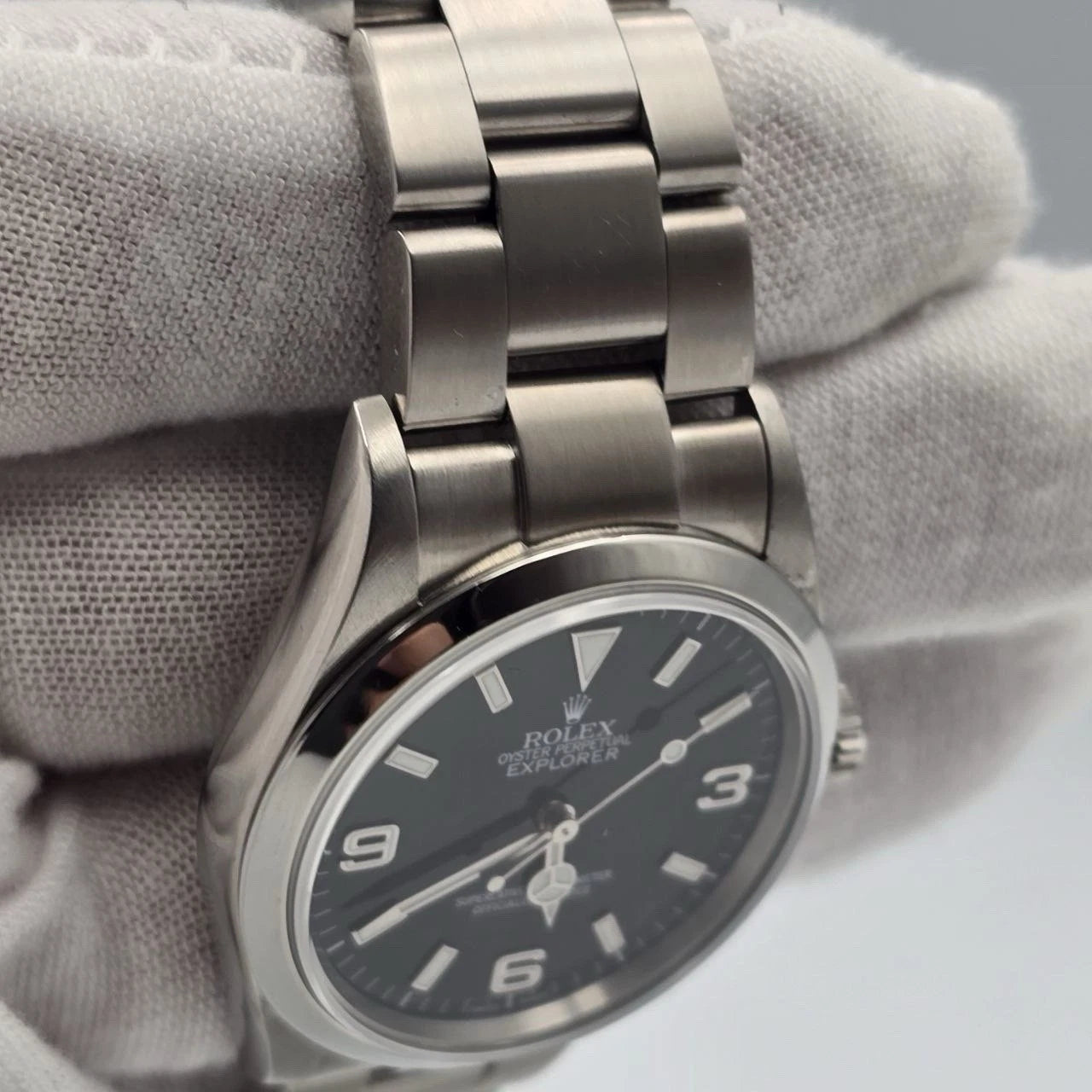 2001 Rolex Explorer I 114270 Men's Automatic 36mm Steel Black Dial Watch