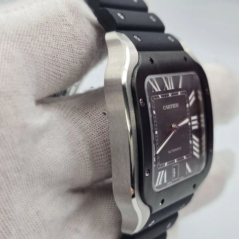 PAPERS 2025 Cartier Santos de Cartier WSSA0037 ADLC Gray Dial 39.8mm Watch BOX