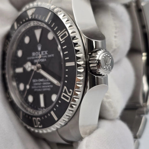 NEW 2024 Rolex Sea-Dweller Deepsea Steel Black 44mm 136660 Watch UNWORN