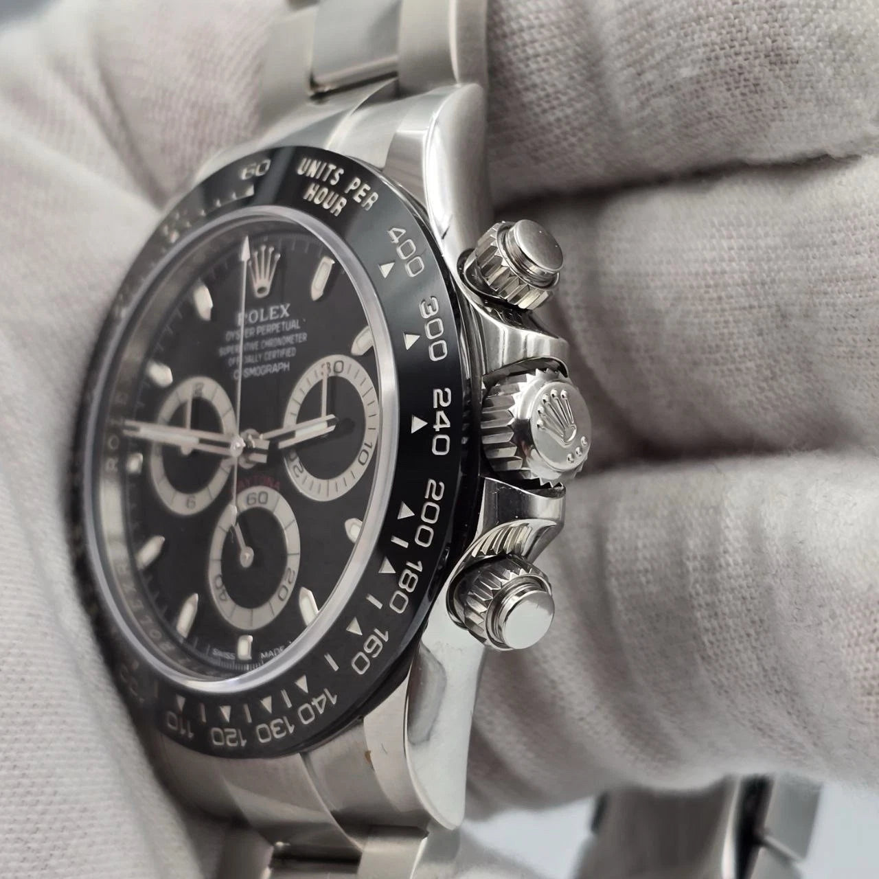 2021 PAPERS Rolex Daytona 116500LN Black Ceramic 40mm Steel Watch BOX