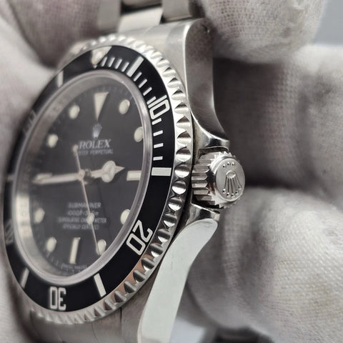 PAPERS 2009 Submariner No Date 14060M 4 Line REHAUT Black Dial 40mm Watch