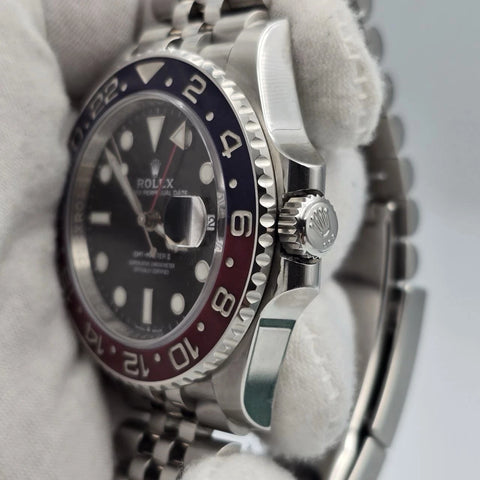 MINT PAPERS 2020 Rolex GMT Master Pepsi Red Blue Jubilee 126710BLRO Watch BOX