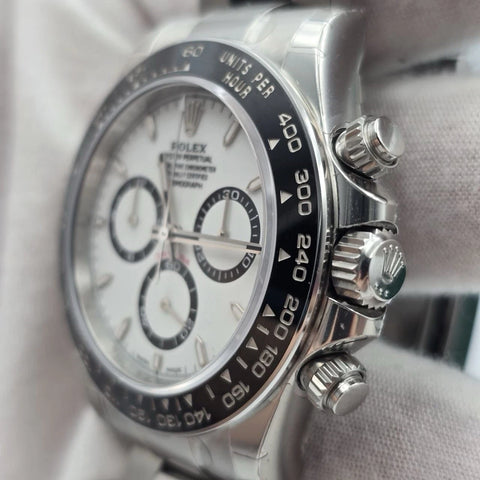 NEW 2026 STICKERED Rolex Cosmograph Daytona 40mm 126500LN Steel White Panda Dial