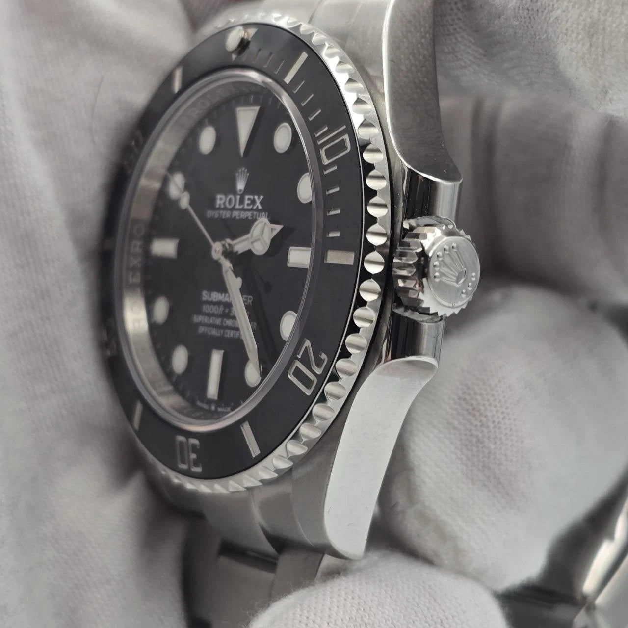 PAPERS 2023 MINT Rolex Submariner No Date Ceramic Steel 41mm 124060 BOX