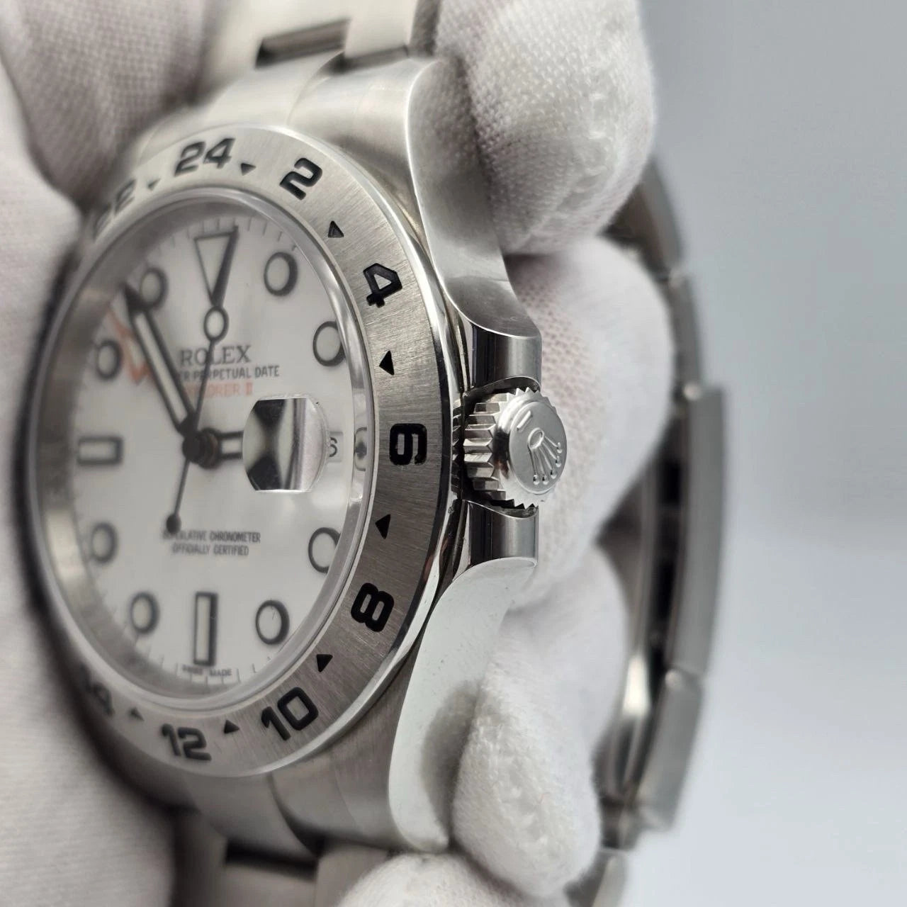 PAPERS 2019 Rolex Explorer II Steel White 42mm Men’s Watch 216570 BOX