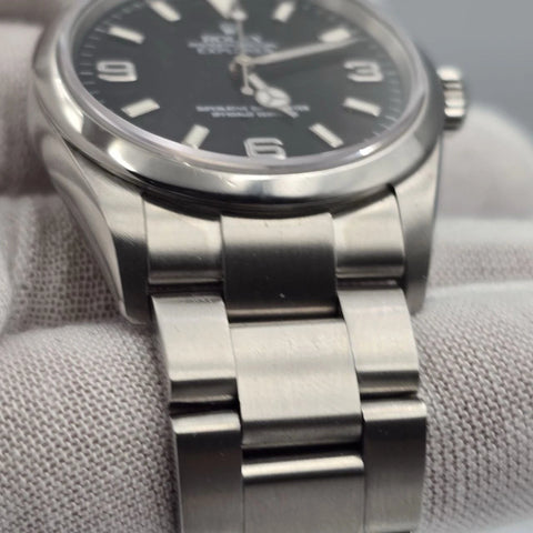 PAPERS 2004 Rolex Explorer I 114270 Automatic 36mm Steel Black Dial Watch