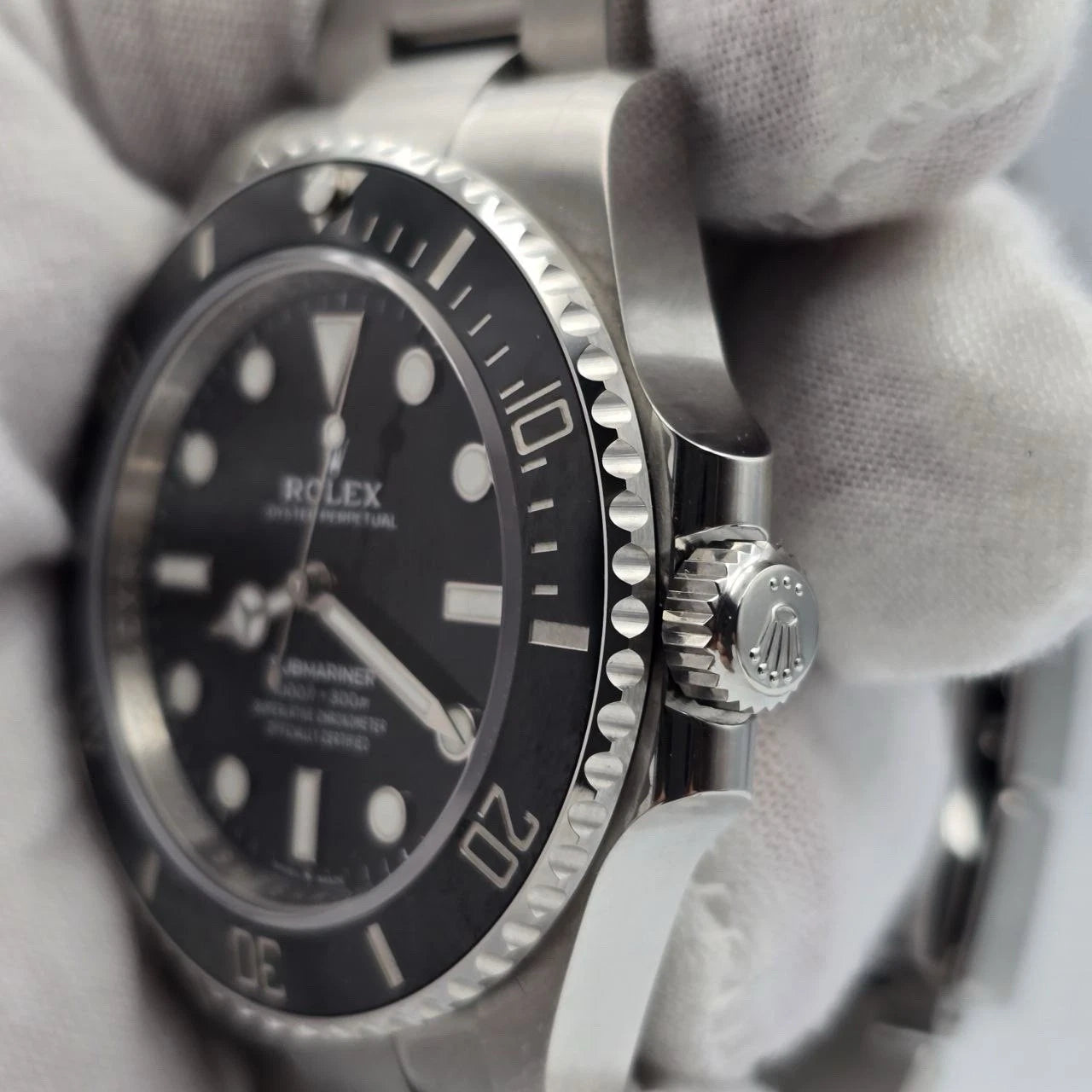 PAPERS 2024 MINT Rolex Submariner No Date Ceramic Steel 41mm 124060 BOX