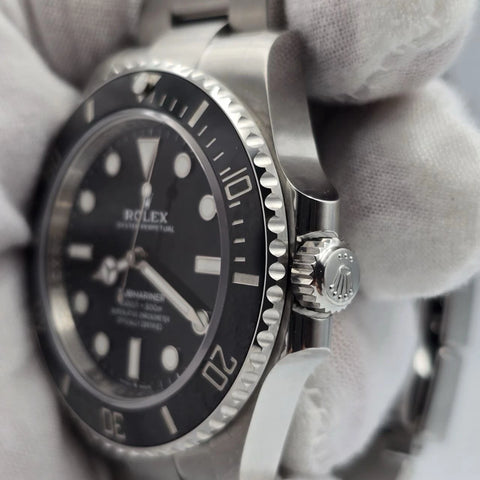 PAPERS 2024 MINT Rolex Submariner No Date Ceramic Steel 41mm 124060 BOX